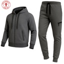 Charcoal XXL Men's Tech Fleece Hoodie & Jogger Set (Sizes, S to 3XL)